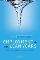 ISBN Employment in the Lean Years ( Policy and Prospects for the Next Decade ), Anglais, Couverture rigide, 274 pages