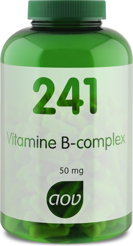 nerveus worden medeleerling Lam AOV 241 Vitamine B-complex (50 mg) - 180 vegacaps - Vitaminen -  Voedingssupplement | bol.com