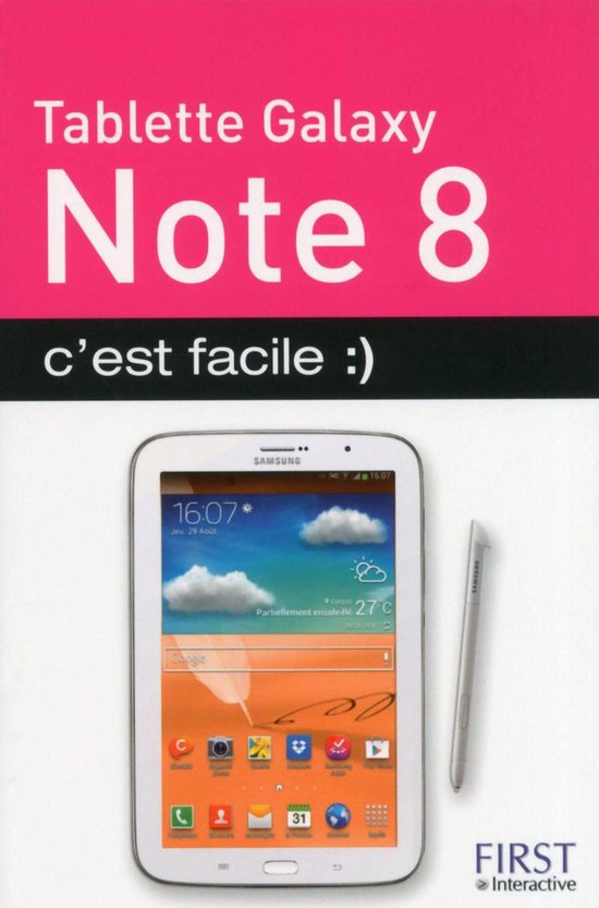 Tablette galaxy note 8, c'est facile - cover