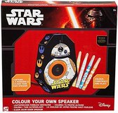 Star Wars Kleur je eigen Speaker BB8 – 28x16x5cm | Maak je eigen Box Kleur set