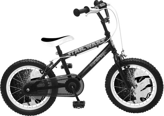 kinderfiets zwart 16 inch