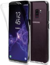 Hoesje geschikt voor Samsung Galaxy S9+ Plus - Shockproof Siliconen Gel TPU Case Screenprotector Transparant Cover Hoesje iCall- (0.5mm)