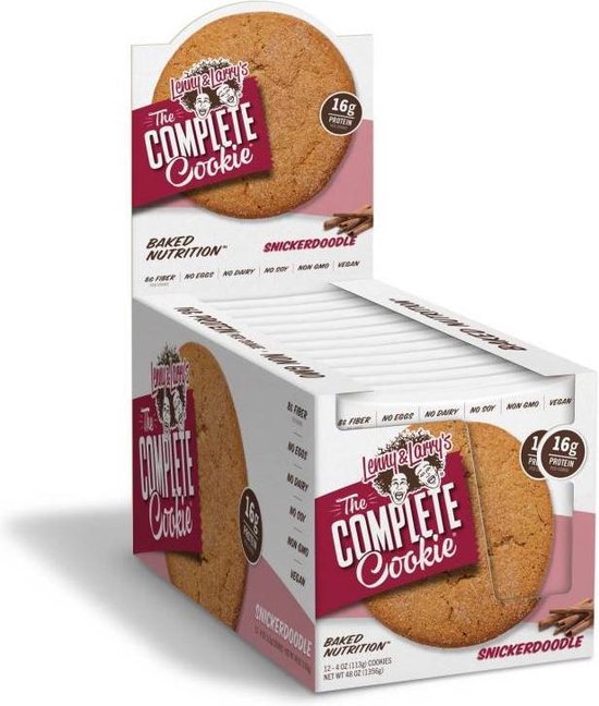 Lenny & Larry's The Complete Cookie - All Natural Vegan Protein Cookie - Snickerdoodle
