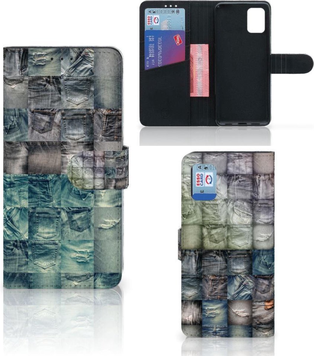 Wallet Case met Pasjes Samsung Galaxy A31 Spijkerbroeken