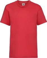 Fruit Of The Loom T-shirt unisexe à manches courtes pour Kinder / Enfants (rouge)