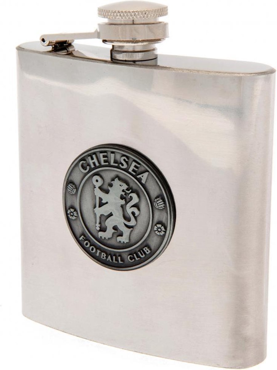 Chelsea FC Hip Flask (Silver)