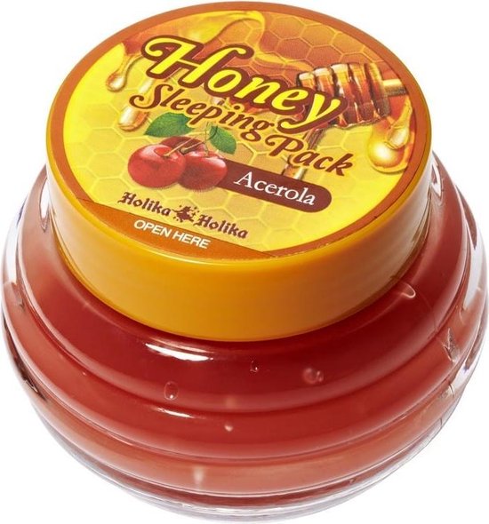 Holika Holika - Acerola Honey Sleeping Pack - Noční pleťová maska s acerolou a medem