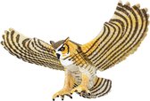 Safari Play Animal Great Scops Owl Brown / Yellow