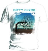 Biffy Clyro Heren Tshirt -XXL- Opposites White Wit