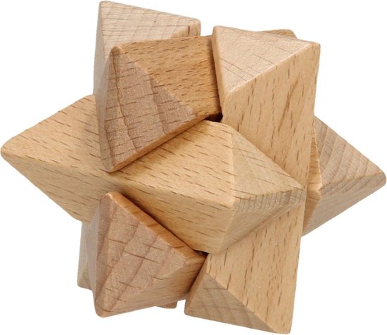 Afbeelding van het spel John Toy Hersenkraker houten puzzel