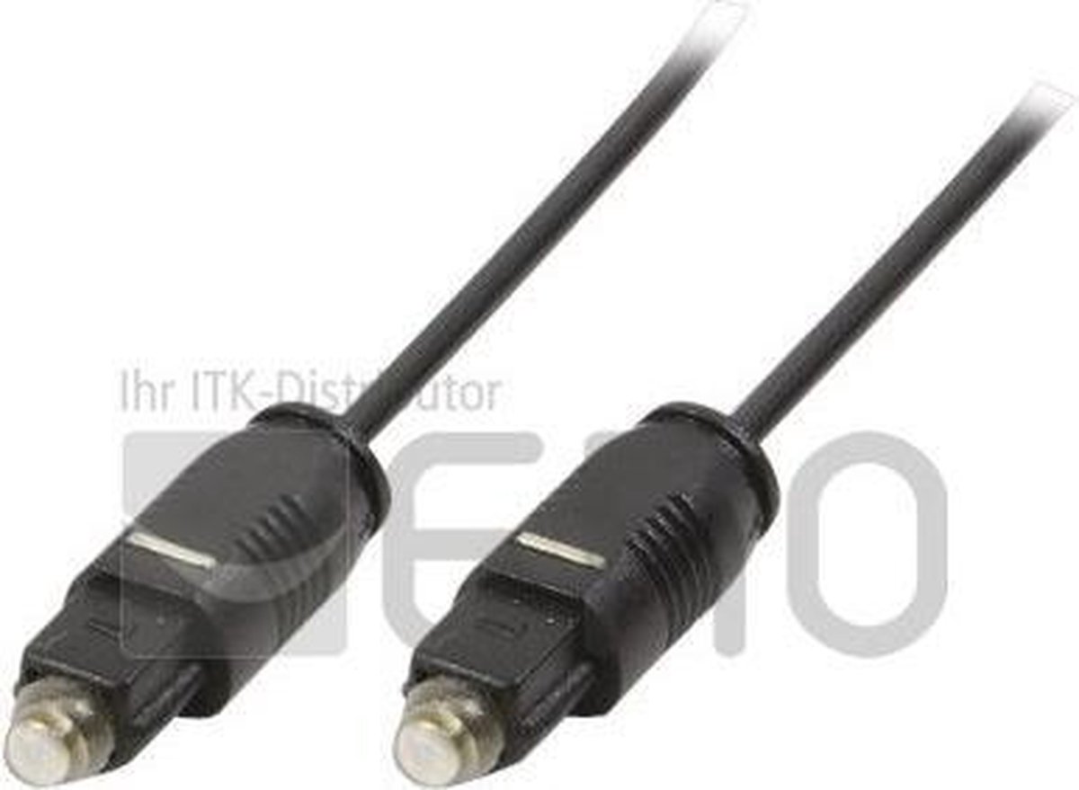 Toslink Kabel LOGILINK 3,0m zwart