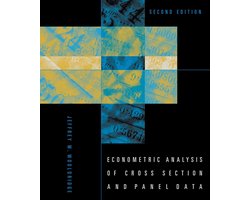 Omslag van Econometric Analysis of Cross Section and Panel Data, second edition