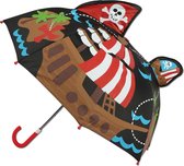 Stephen Joseph - Parapluie Pop up pour garçon - Pirate - Zwart - Taille One