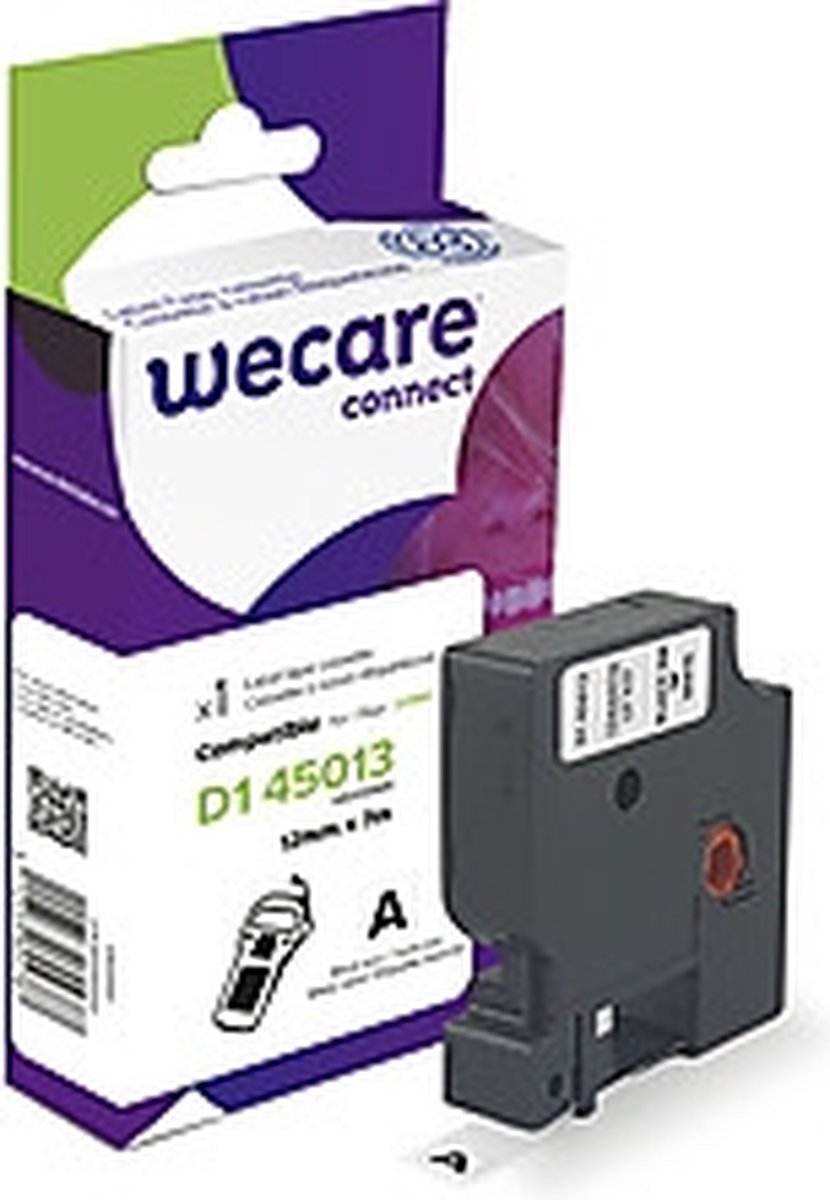 K80001W4 - Black on white - DYMO - D1 45013 LabelManager 100 LabelManager 120p LabelManager 150 LabelManager 160 LabelManager 200... - 1.2 cm - 7 m - 1 pc(s)