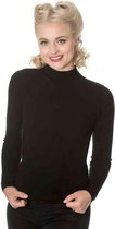 Dancing Days Longsleeve top -M- LETS TANGO POLO Zwart