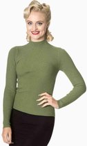 Dancing Days Longsleeve top -XL- LETS TANGO POLO Groen