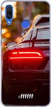 Huawei Nova 3 Hoesje Transparant TPU Case - Audi R8 Back #ffffff