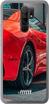 Xiaomi Redmi 9 Hoesje Transparant TPU Case - Ferrari #ffffff