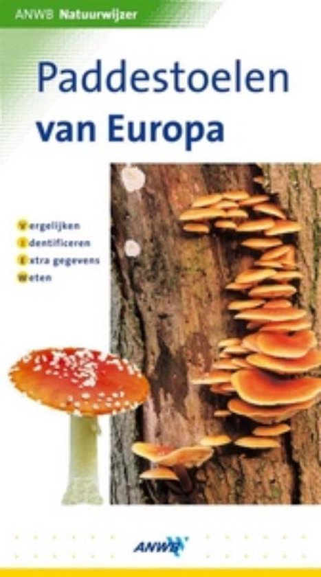Cover van het boek 'Natuurwijzer Paddestoelen van Europa'