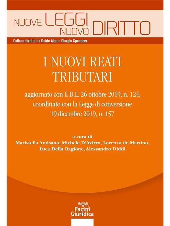 Diritto - I nuovi reati tributari - cover
