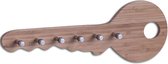 Sleutelrek bruin voor 6 sleutels 35 cm - Huisbenodigdheden - Sleutels ophangen - Sleutelrekjes - Decoratief sleutelrek