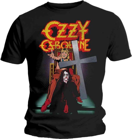 Ozzy Osbourne - Speak Of The Devil Vintage Heren T-shirt - S - Zwart