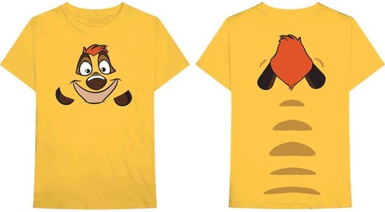 Disney The Lion King - Timon Heren T-shirt - 2XL - Geel