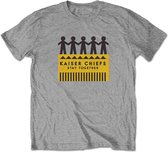 Kaiser Chiefs Heren Tshirt -2XL- Paper Dolls Grijs