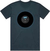 Oasis Heren Tshirt -XL- Live Forever Single Blauw