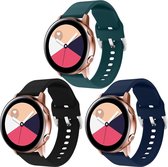 iMoshion Siliconen bandje voor 3-pack Galaxy Watch 40/42mm / Active 2 42/44mm / Watch 3 41mm
