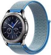 Samsung Galaxy Watch bandje 46mm - iMoshion Nylon Smartwatch bandje - Blauw