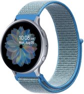 Samsung Galaxy Watch bandje 40mm - Samsung Galaxy Watch Active 2 42mm / 44mm - iMoshion Nylon Smartwatch bandje - Blauw