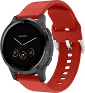 iMoshion Siliconen Smartwatch Bandje voor de Garmin Vivoactive 4L - Rood