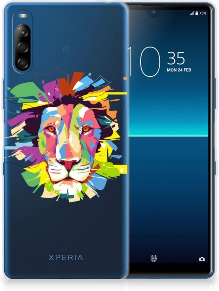 Sony Xperia L4 Telefoonhoesje met Naam Lion Color