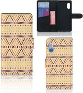 Wallet Book Case Geschikt voor Samsung Xcover Pro GSM Hoesje Aztec Yellow
