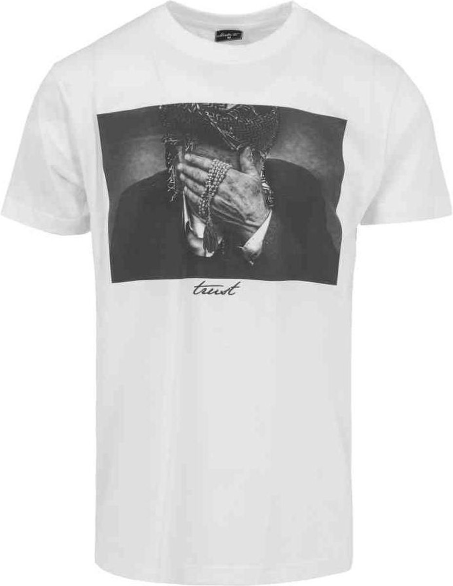 Mister Tee Trust Heren T-shirt 2XL Wit