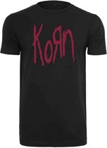 Urban Classics Korn Heren Tshirt -S- Korn Logo Zwart