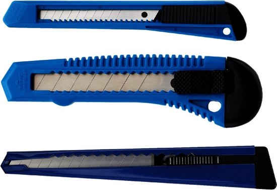 Couteau de coupe Westcott Office 9 mm avec support en métal