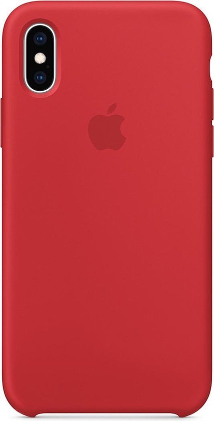 Apple Siliconen Back Cover voor iPhone Xs - PRODUCT RED