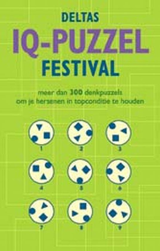 Cover van het boek 'Deltas iq-puzzel festival'
