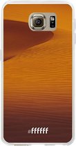 Samsung Galaxy S6 Hoesje Transparant TPU Case - Sand Dunes #ffffff