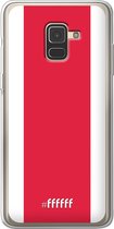 Samsung Galaxy A8 (2018) Hoesje Transparant TPU Case - AFC Ajax #ffffff