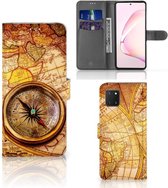 GSM Hoesje Geschikt voor Samsung Note 10 Lite Magnet Case Kompas