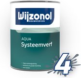 Wijzonol Aqua Systeemverf 1 Liter 100% Wit