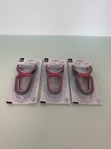 Excellent Houseware (aardappel)schilmesjes - set van 3 keer 3 stuks (diverse kleuren)