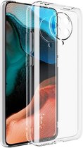 IMAK UX-5 Xiaomi Poco F2 Pro Hoesje Flexibel en Dun TPU Transparant