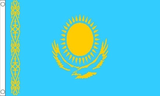 FahnenMax drapeau du kazakhstan 90 x 150 cm
