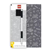 Lego notitieblok - met Lego pen - Zwart