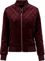 Urban Classics Jacket -S- Diamond Quilt Nylon Rood