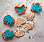 Sonic Koekjes Uitstekers Set / Koekjes Vormen - 4 Stuks